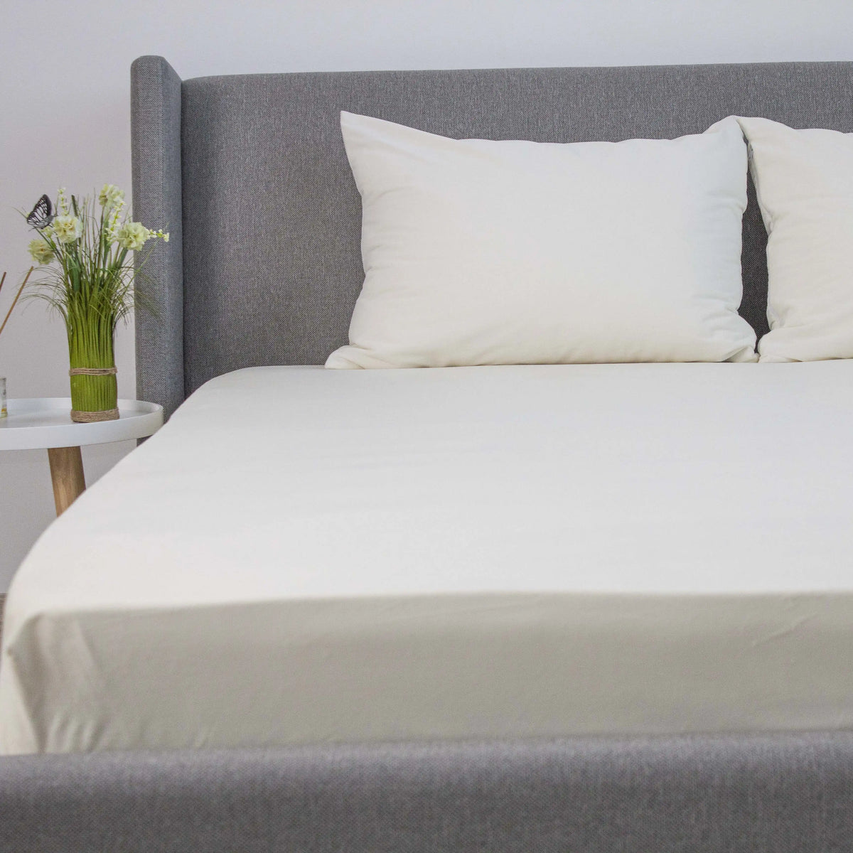 Простирадло ТЕП "VELOUR" з резинкою молочний, 160х200