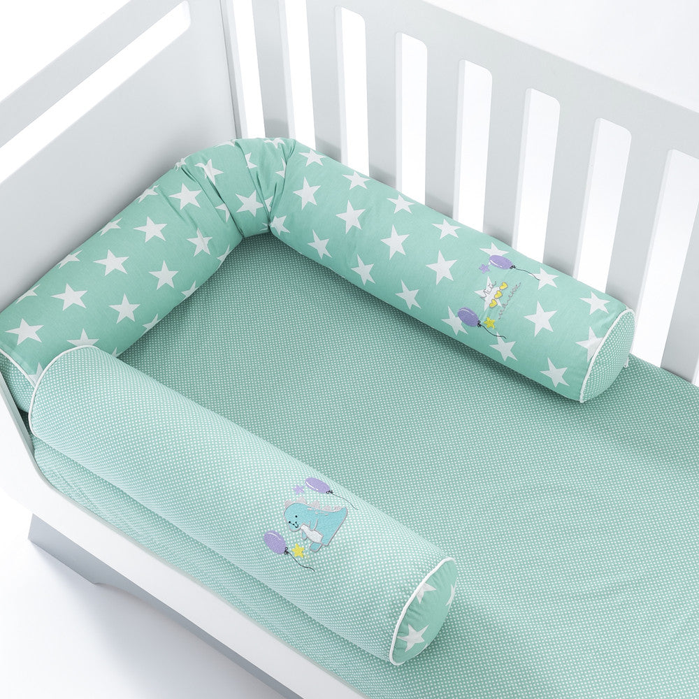 Бортик-валики 2 шт PAPAELLA 60x15 см, 120x15 см – Захисні, Мультифункціональні, Бавовна