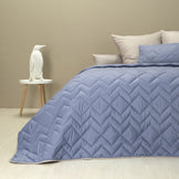 Покривало на ліжко диван 220х240 см IDEIA стьобане двостороннє якісна стібка мікрофібра