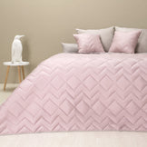 Покривало на ліжко диван 220х240 см IDEIA стьобане двостороннє якісна стібка мікрофібра