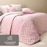 Покривало на ліжко диван 220х240 см IDEIA стьобане двостороннє якісна стібка мікрофібра