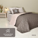 Покривало на ліжко диван 220х240 см IDEIA стьобане двостороннє якісна стібка мікрофібра