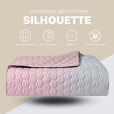 Покривало на ліжко Silhouette 220x240 IDEIA двосторонне, міцна стібка тканини, антиалергенне волокно