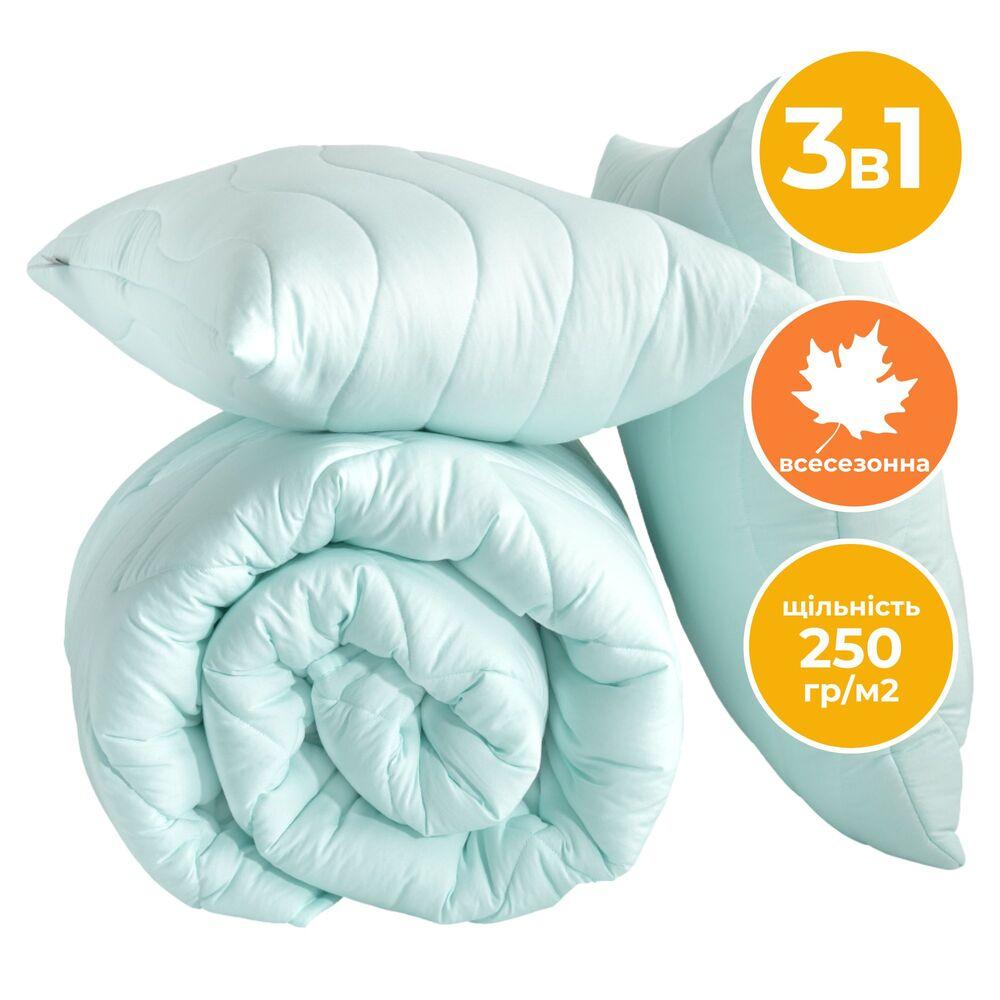 Набір Tropical євро IDEIA – Ковдра 200x220 см + 2 подушки 50x70 см