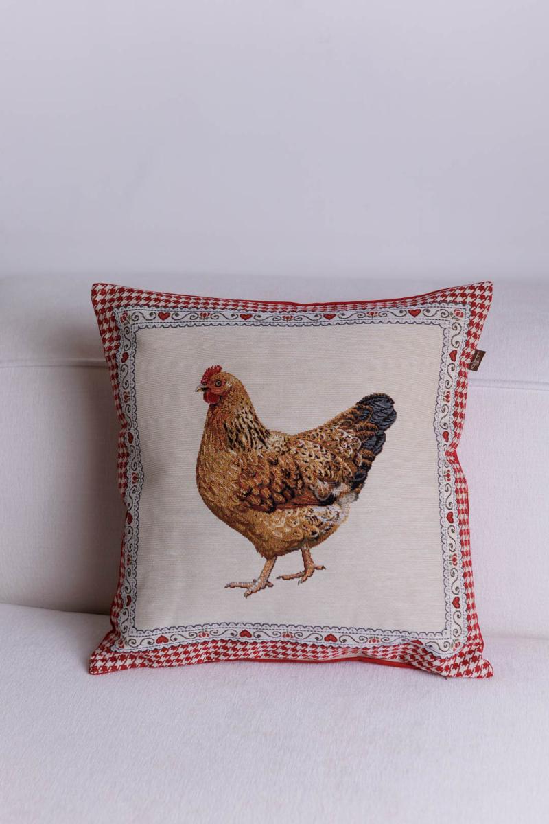 Декоративна гобеленова подушка Добробут ряба ПРОВАНС, 45х45см 044442
