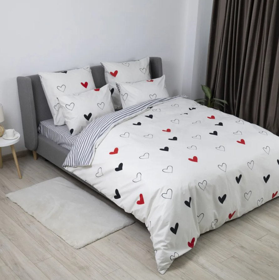 Комплект постільної білизни ТЕП "Happy Sleep" Ритм кохання, 50х70 полуторний