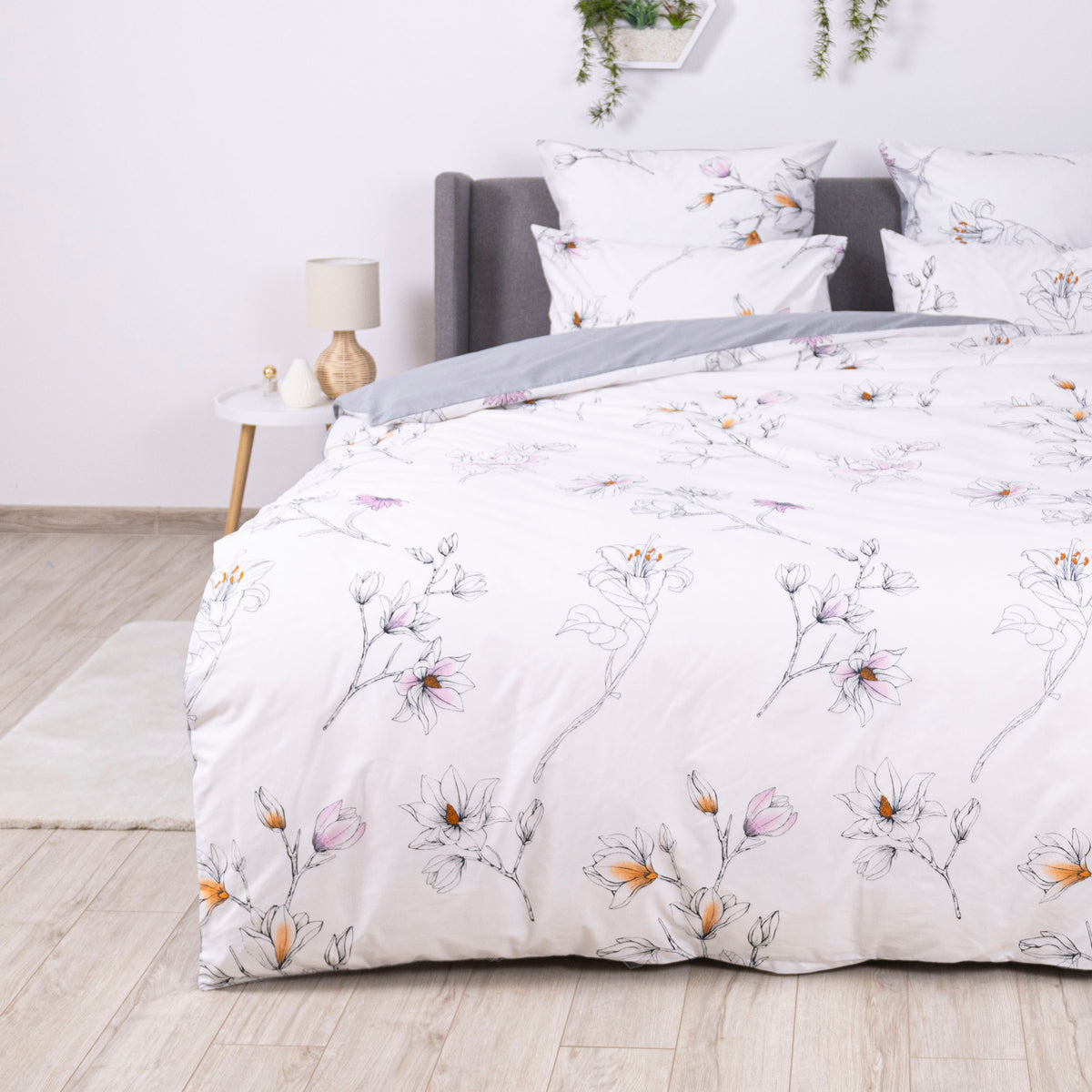 Комплект постільної білизни ТЕП "Happy Sleep" Біле цвітіння, 50х70 сімейний