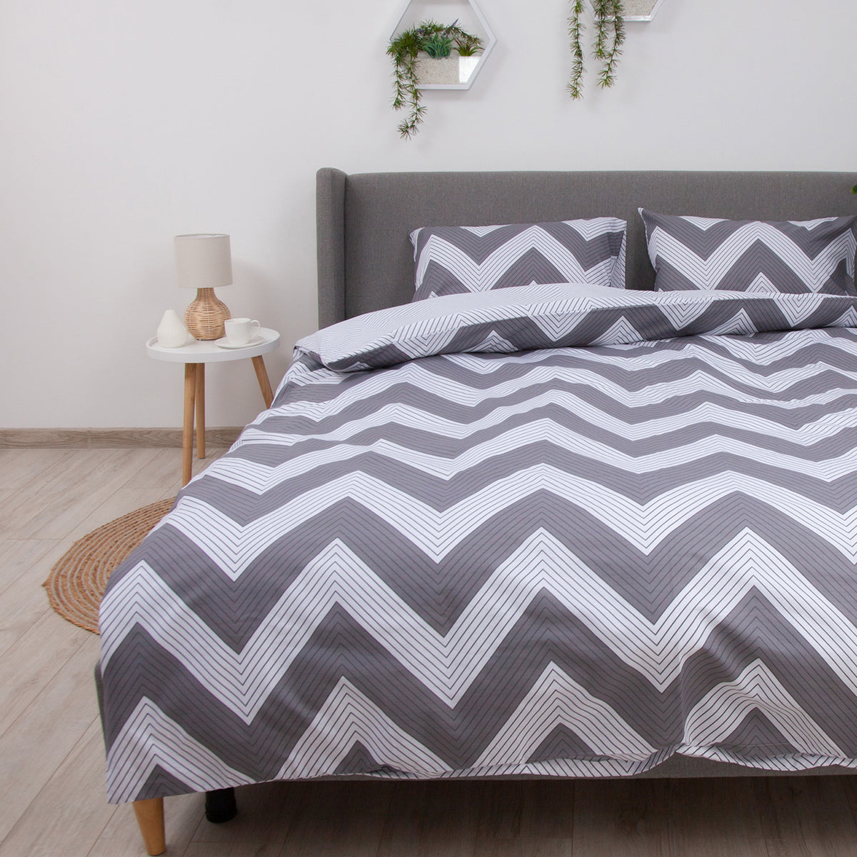Комплект постільної білизни ТЕП "Happy Sleep" Grey Peak, 50х70 євро