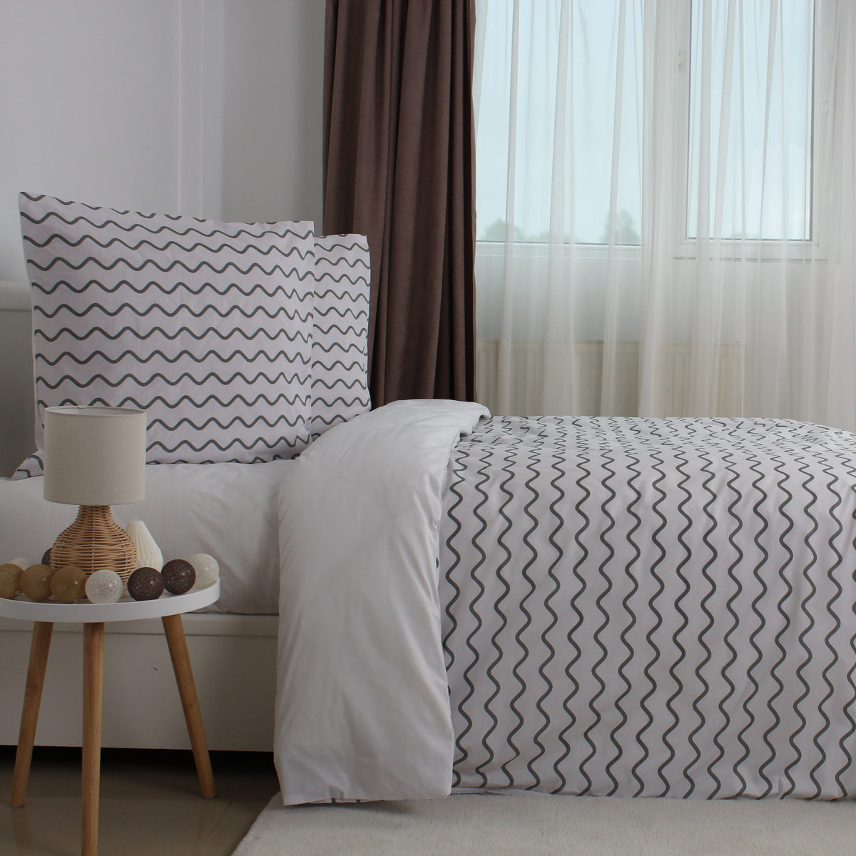 Комплект постільної білизни ТЕП "Happy Sleep" Grey Pearl, 50х70 сімейний