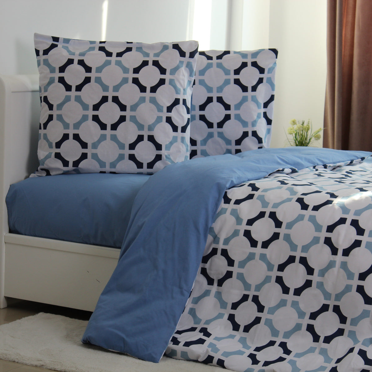 Комплект постільної білизни ТЕП "Happy Sleep" Ocean Grid, 50х70 сімейний