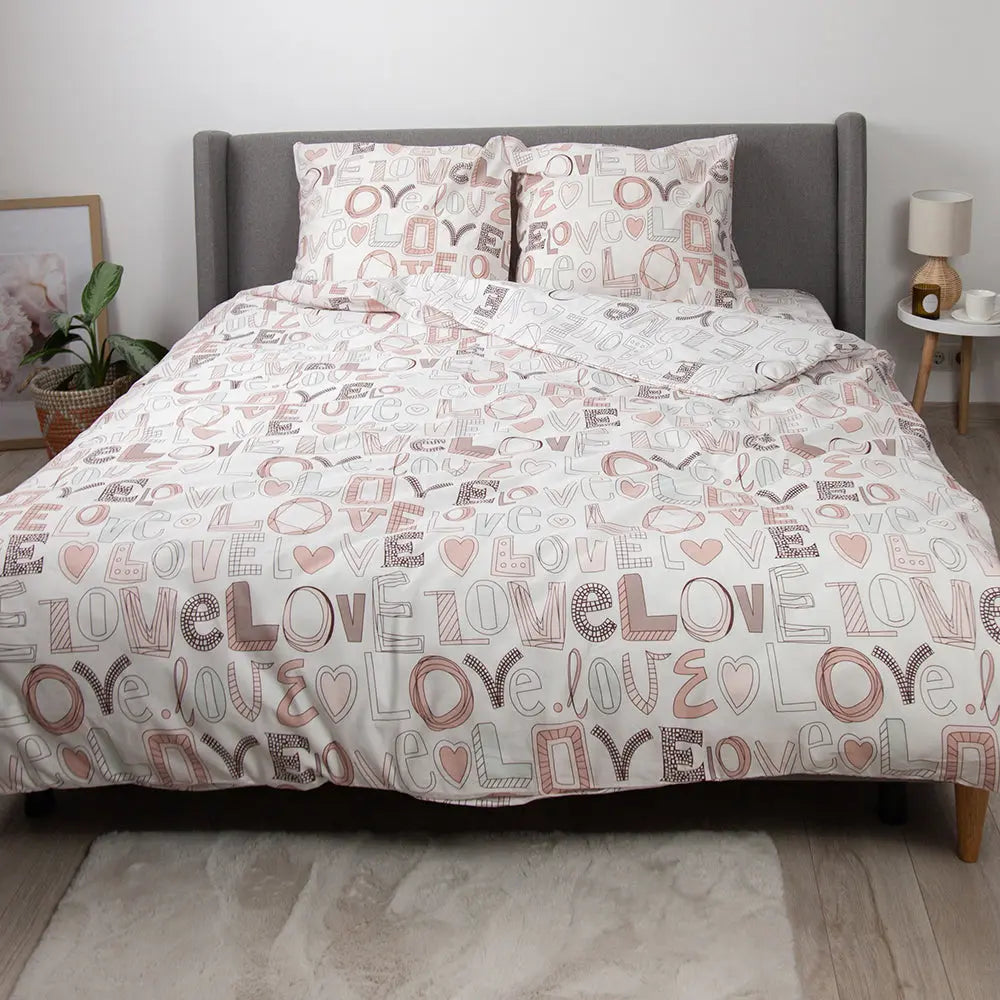 Комплект постільної білизни ТЕП "Happy Sleep" Нотатки кохання, 50х70 сімейний