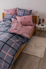 Комплект постільної білизни Happy Sleep PINCKY LINE євро