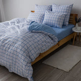 Комплект постільної білизни ТЕП "Happy Sleep" Blue Check, євро