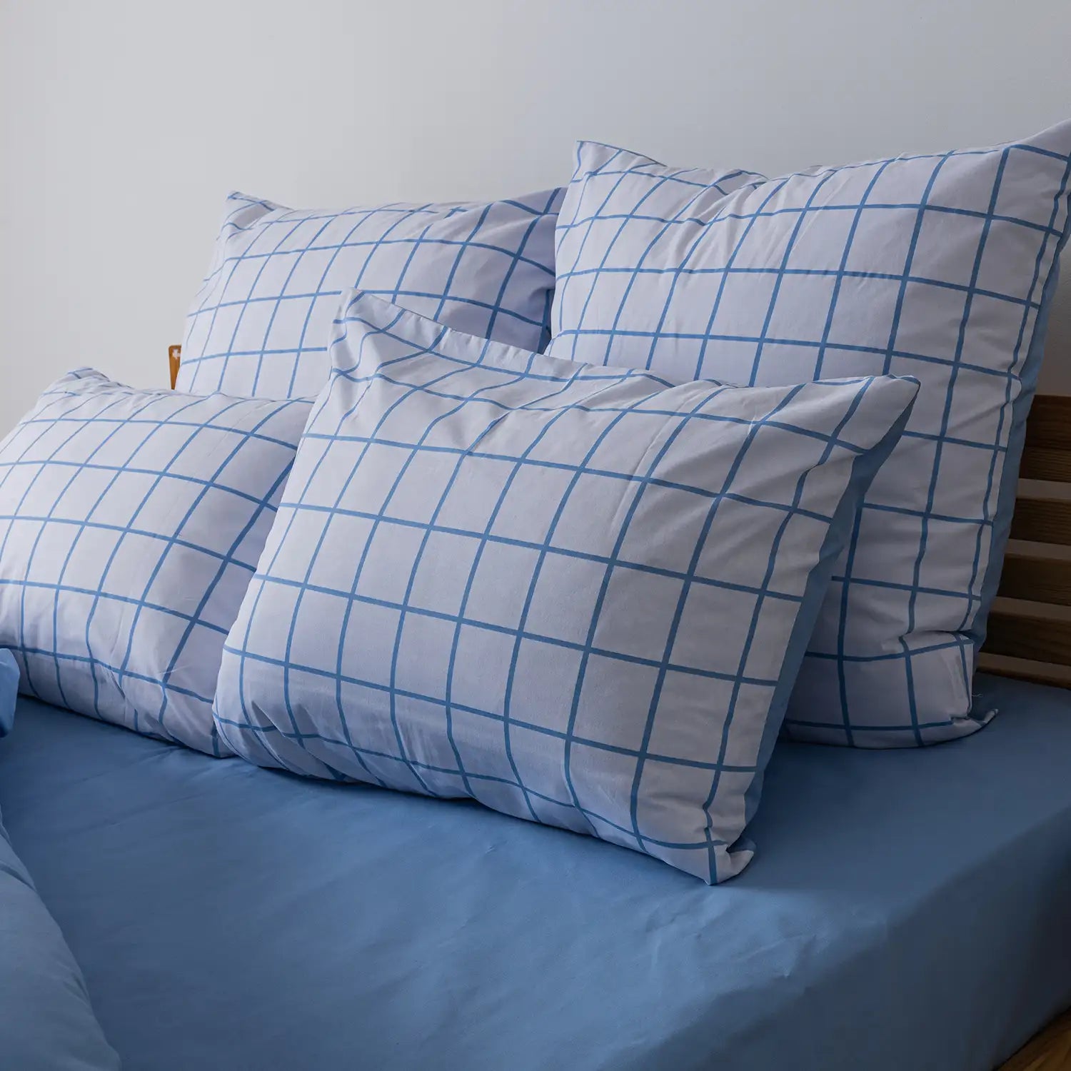 Комплект постільної білизни ТЕП "Happy Sleep" Blue Check, євро