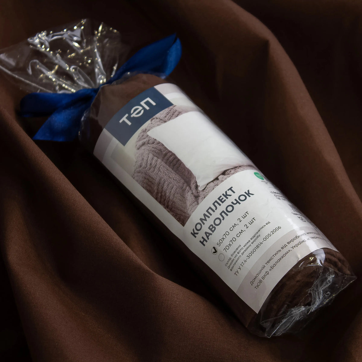 Комплект наволочок ТЕП скрутка Chocolate 50х70 см