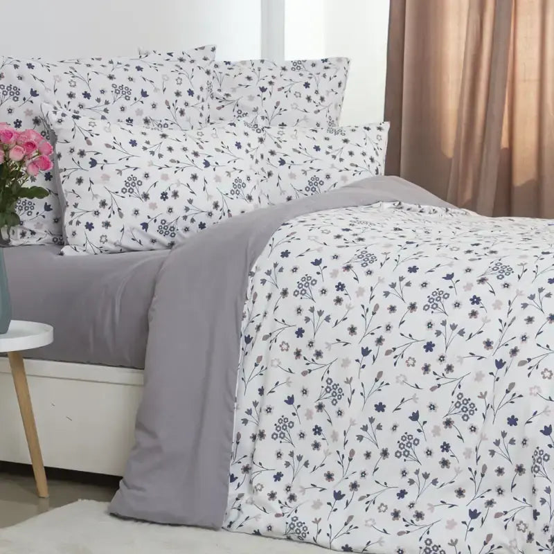 Комплект постільної білизни Melluna Silk Garden, сімейна