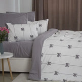 Комплект постільної білизни Melluna Soft Ribbons, євро