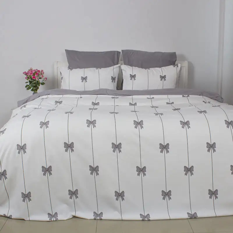 Комплект постільної білизни Melluna Soft Ribbons, євро