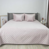 Покривало VELOUR Lavender ромб круглий 220х240