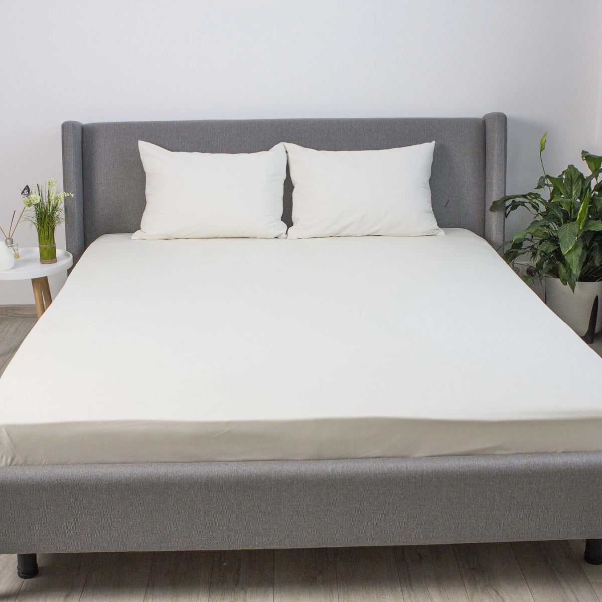 Простирадло ТЕП "VELOUR" з резинкою молочне, 90x200