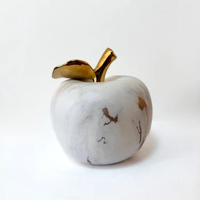 Декоративна фігурка “Marble Apple”, кераміка, 13,5×13,5×15 см
