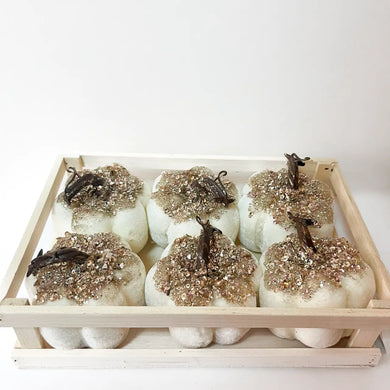 Набір декоративних елементів “Winter Pumpkins”, 6 шт