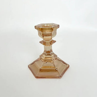 Підсвічник «Amber Touch», 7 см, скло, золотистий