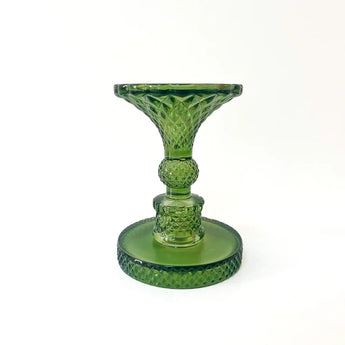 Підсвічник «Green Shine», 11,5 см, скло, зелений