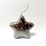 Подарункова коробка “Christmas Star”, металева, срібна
