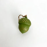 Ялинкова прикраса «Forest Charm», 6 см, дерев’яна, оливкова