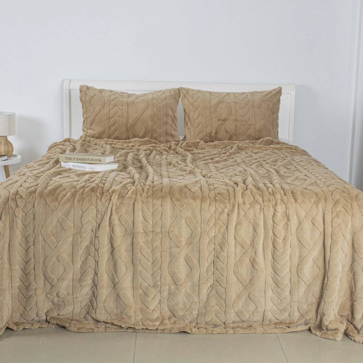 Покривало ТЕП "SOFT ANGORA" з наволочками, бежеве, 240x260