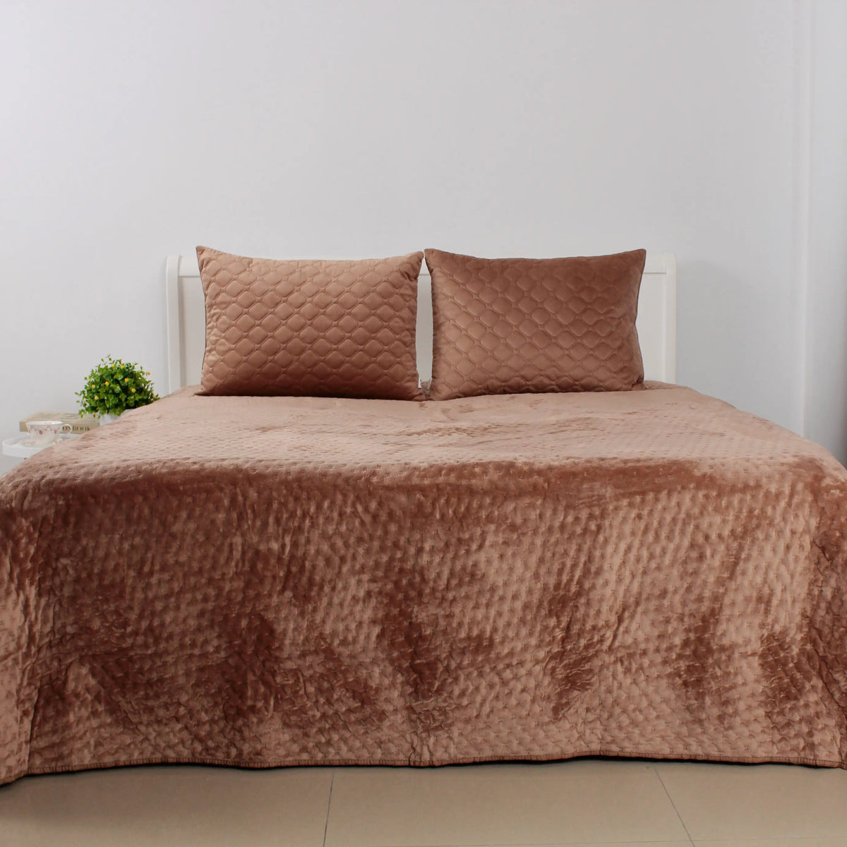 Покривало ТЕП "VELOUR" Капучiно/Зiрочка, 220x240