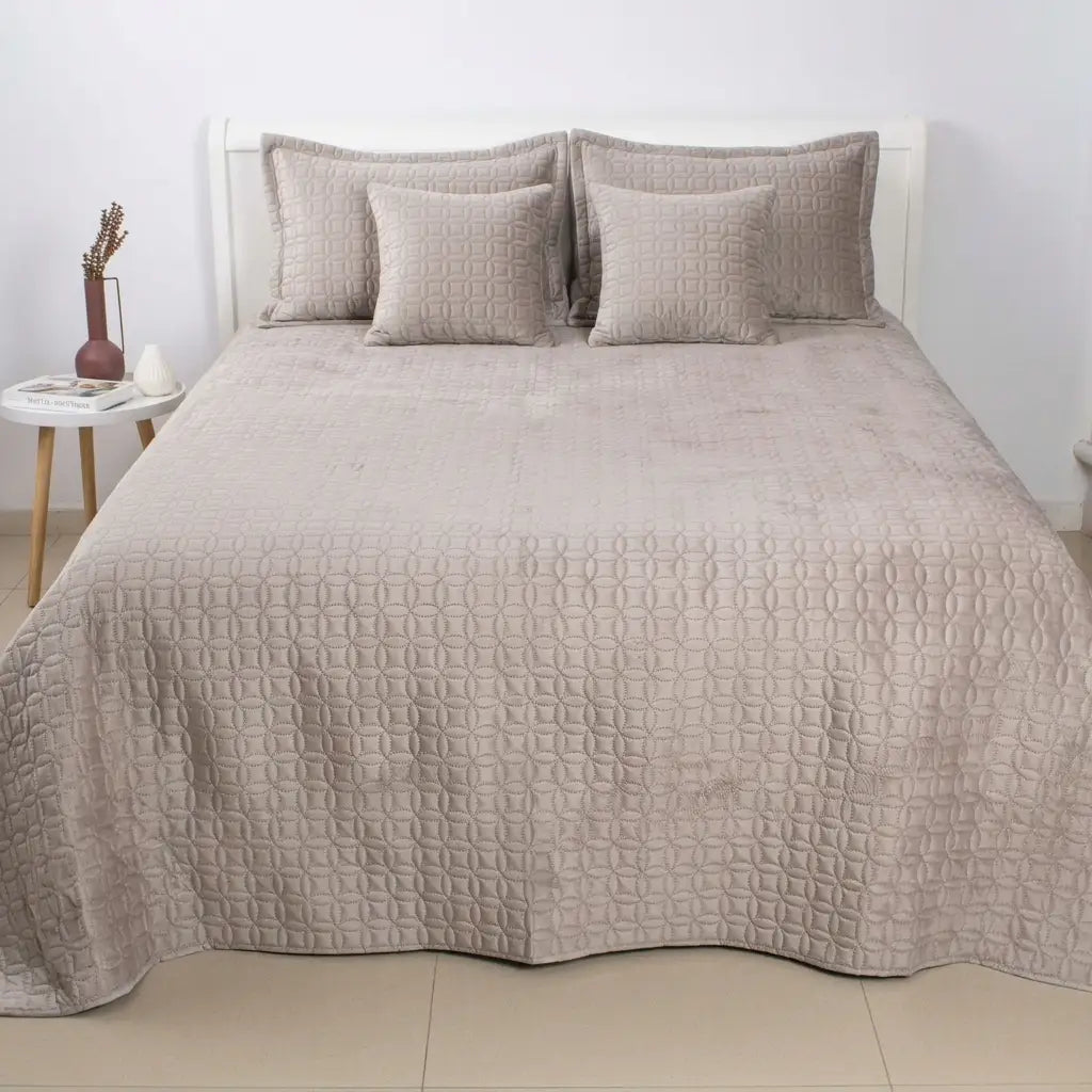 Покривало ТЕП "VELOUR" Пісочний/Мозаїка, 150x210