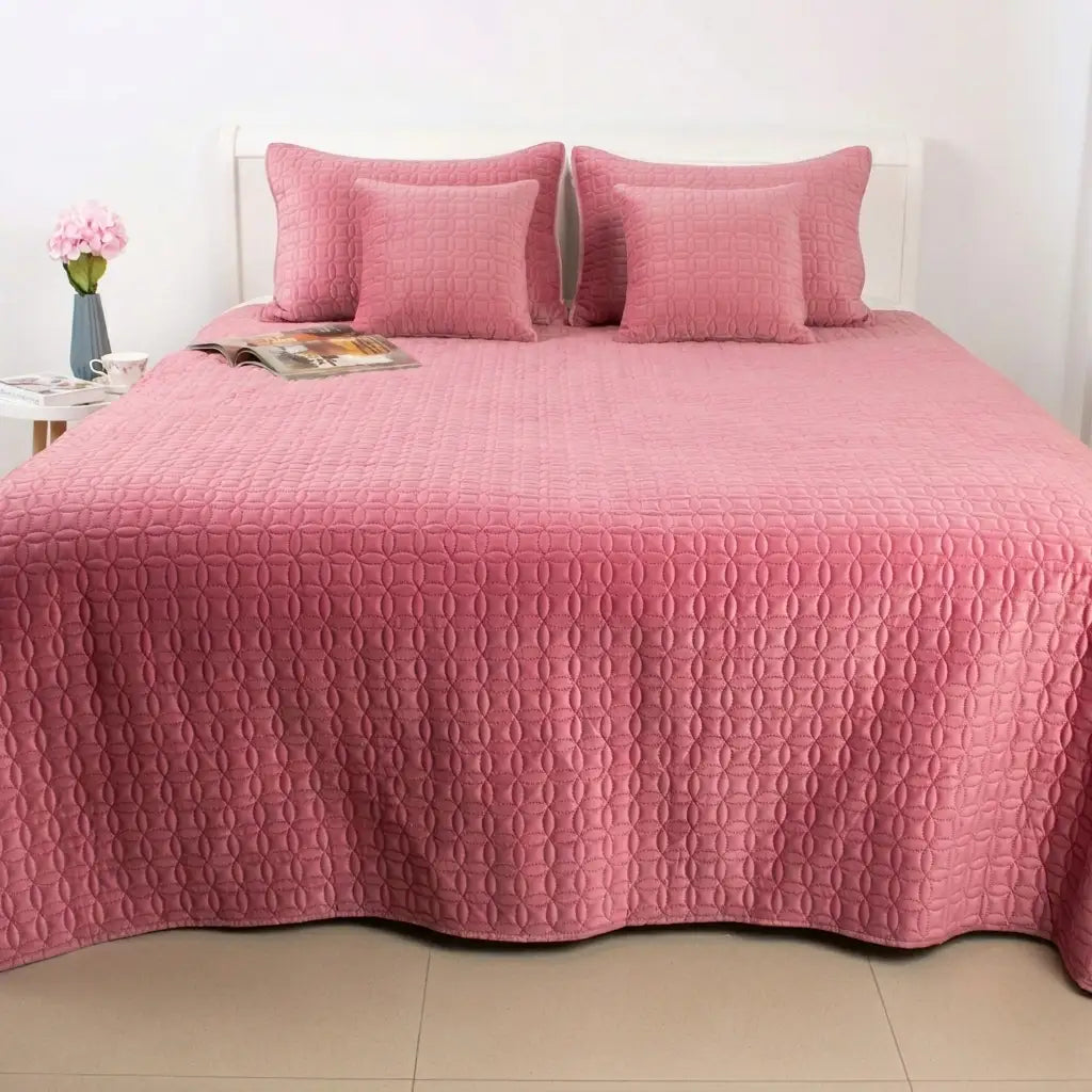 Покривало ТЕП "VELOUR" Mesa rose/Мозаїка, 150x210