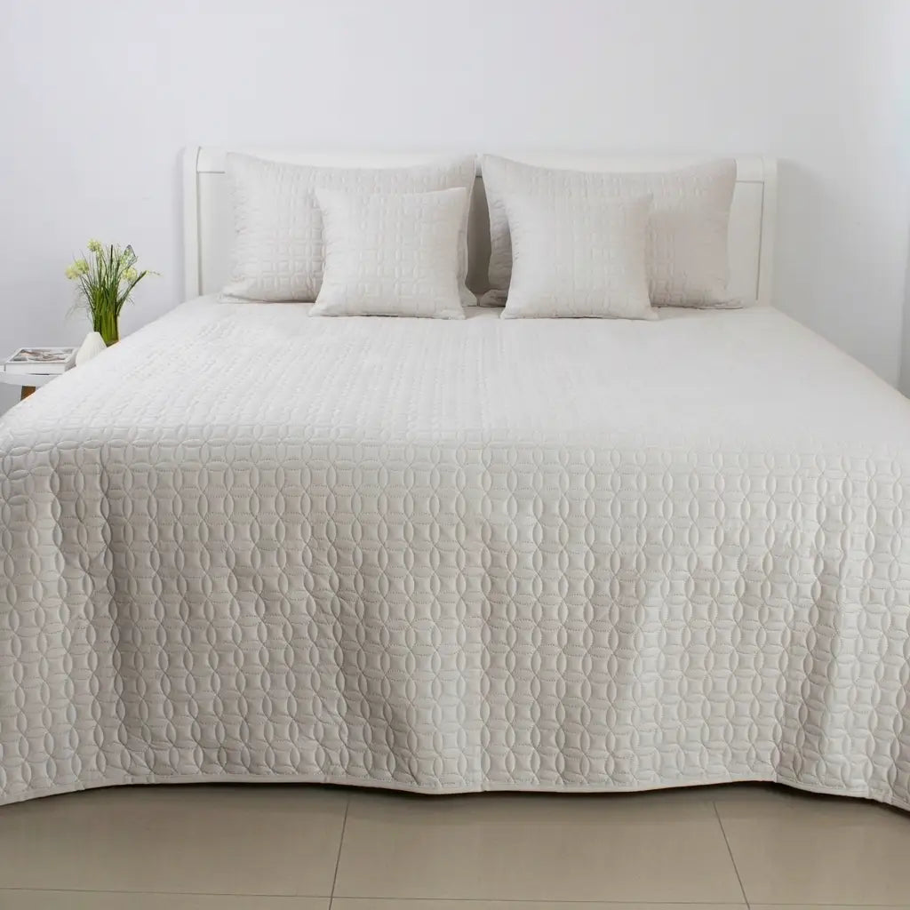 Покривало ТЕП "VELOUR" Світло-сірий/Мозаїка, 150x210