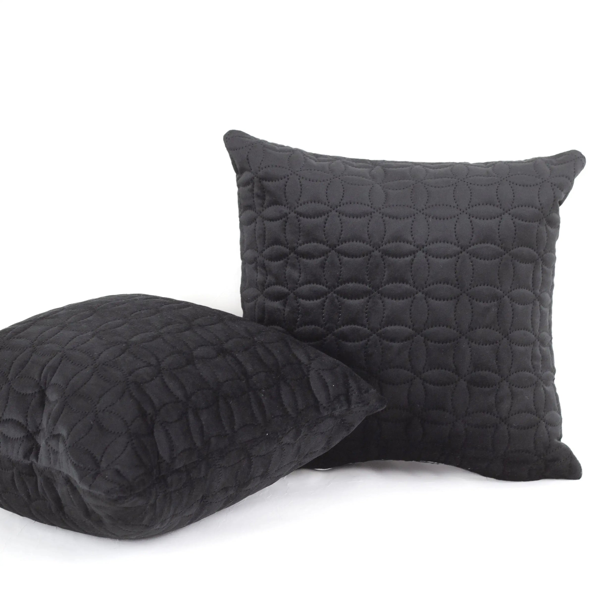 Наволочка декоративна ТЕП VELOUR 45х45 см Чорний Мозаїка