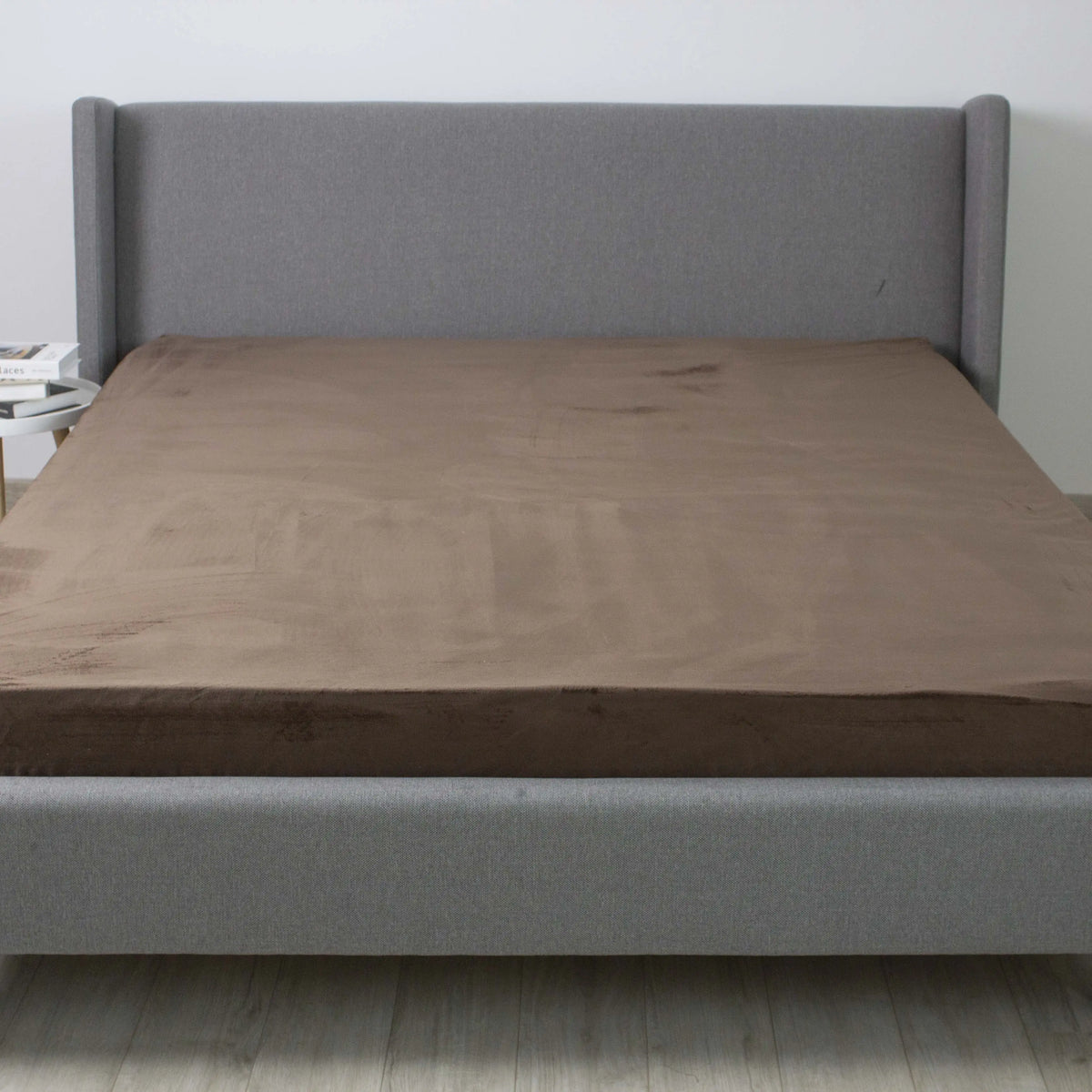 Простирадло ТЕП "VELOUR" з резинкою Коричневий, 180х200