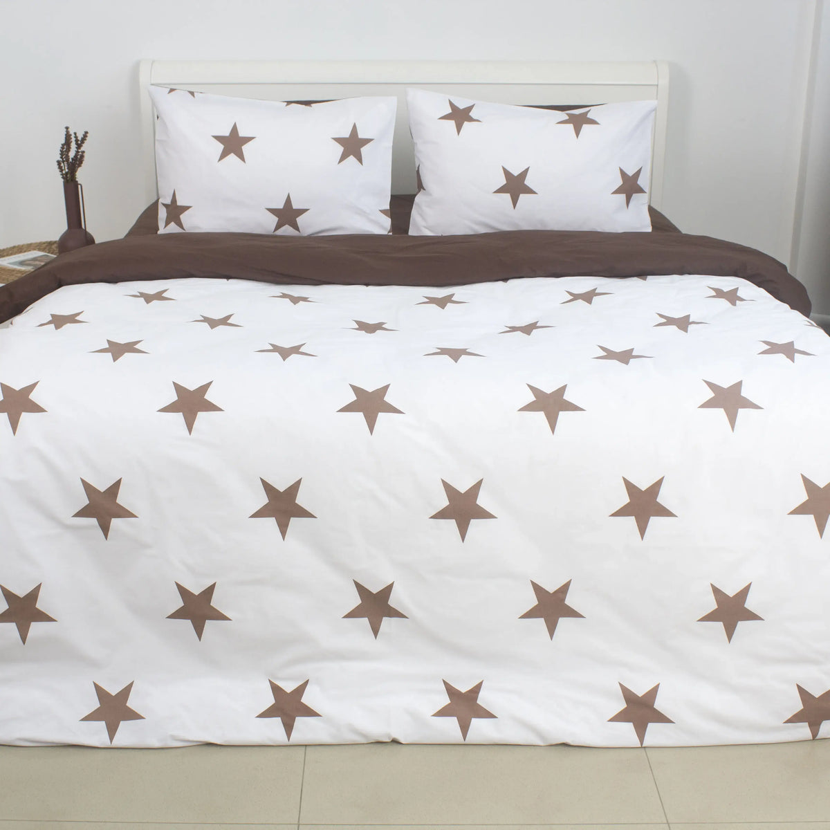 Комплект постільної білизни ТЕП "Happy Sleep" Chocolate Stars, полуторна