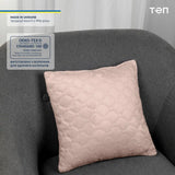 Подушка декоративна "VELOUR" 45*45 см пудрова 