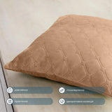 Подушка декоративна "VELOUR" 45*45 см Золотий беж 