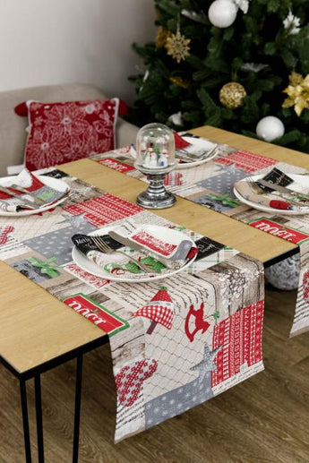 Доріжка на стіл  Merry Christmas ПРОВАНС, 40х140см 031476