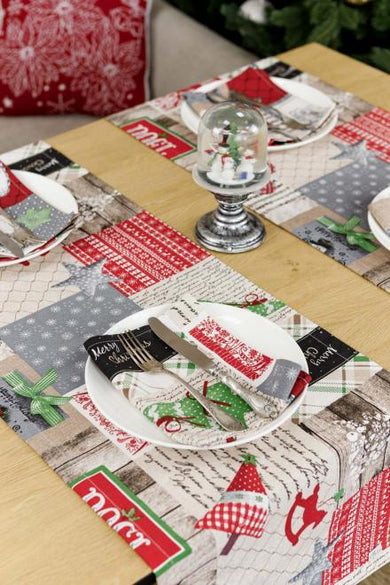 Доріжка на стіл  Merry Christmas ПРОВАНС, 40х140см 031476