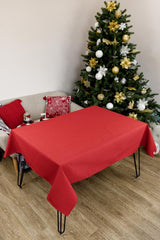 Скатертина Merry Christmas червона Прованс, 132х220 см