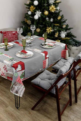 Доріжка на стіл Merry Christmas сіра ПРОВАНС, 40х140см 031480