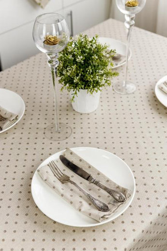 Серветка Горох беж ПРОВАНС, 35х45см 031526