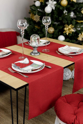 Доріжка на стіл Merry Christmas червона ПРОВАНС, 40х140см 031478