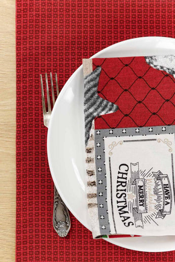 Доріжка на стіл Merry Christmas червона ПРОВАНС, 40х140см 031478