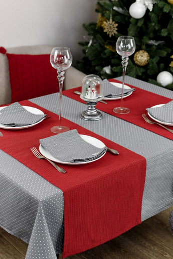 Доріжка на стіл Merry Christmas червона ПРОВАНС, 40х140см 031478