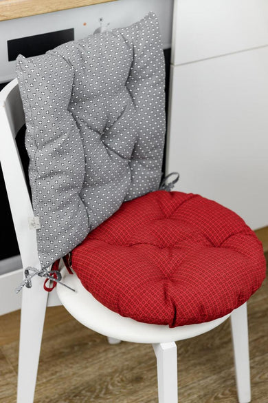 Подушка на стілець Merry Christmas сіра ПРОВАНС, 40х40см 031486