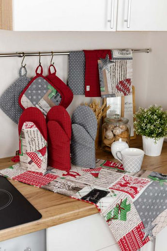 Прихватка Merry Christmas сіра ПРОВАНС, 20х20см 031456